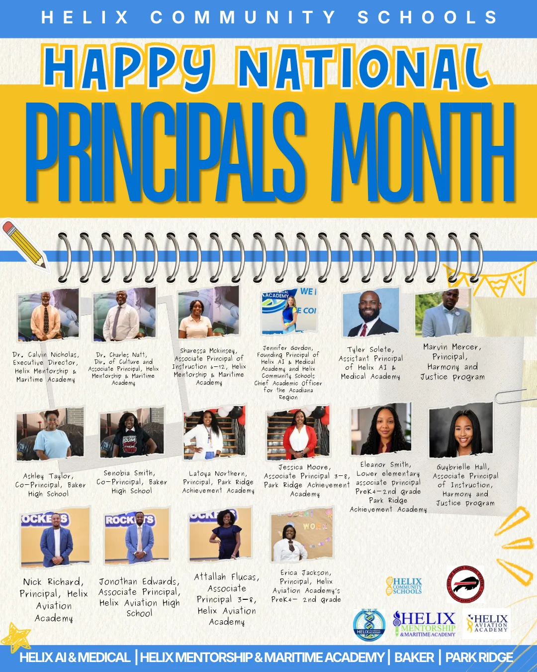 Flyer for National Principal Month